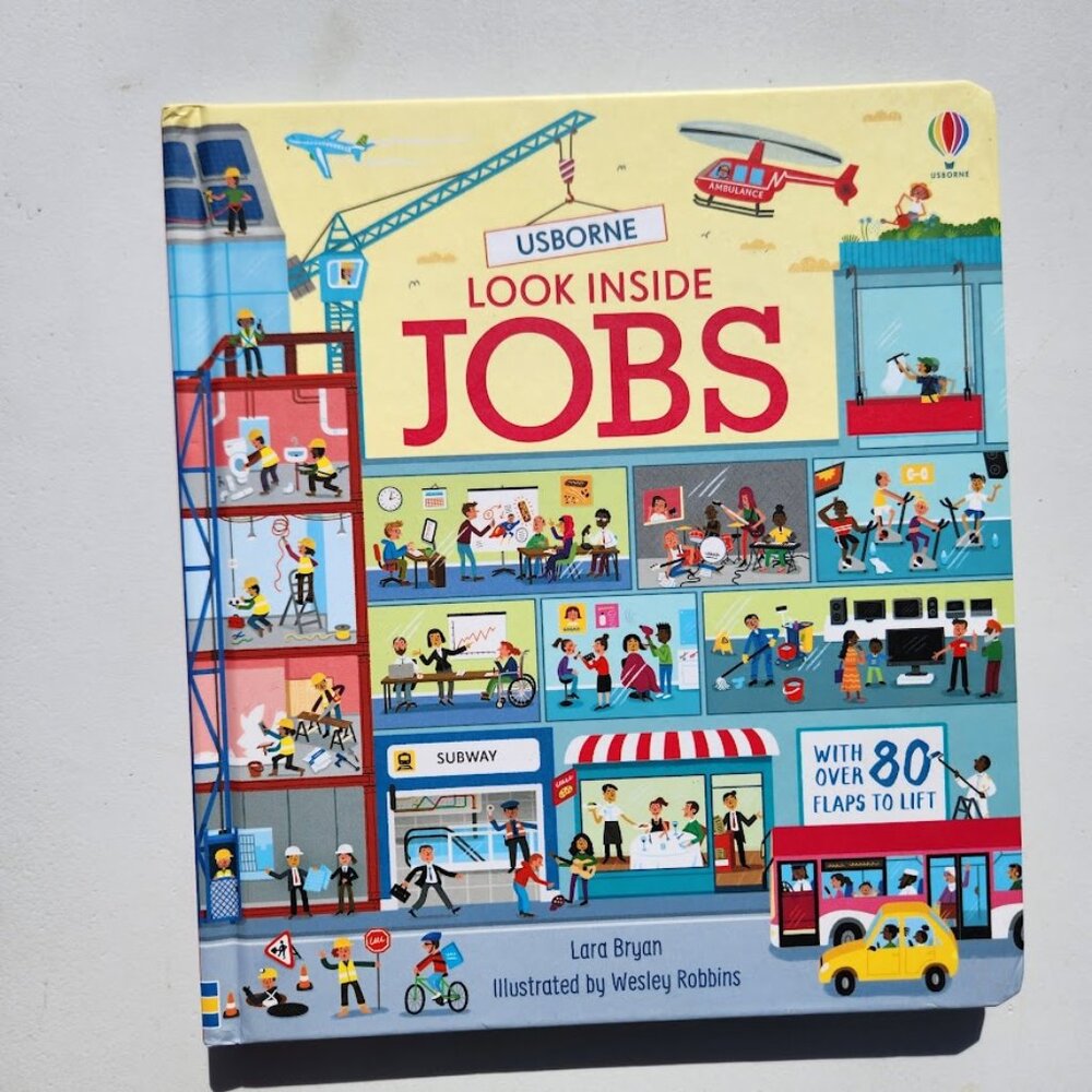 Usborne Look Inside Jobs Board Book Hardcover 9780794548797 School Classroom Pre
